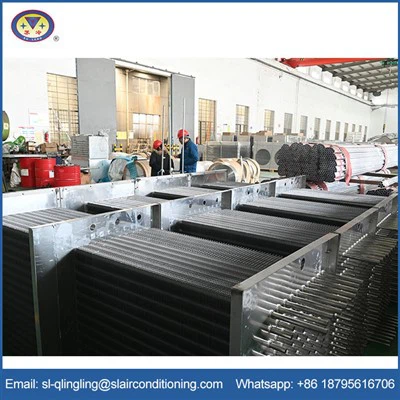 Vertikal typ sprängande luftkylare