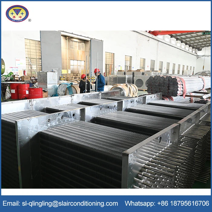 Vertikal typ sprängande luftkylare